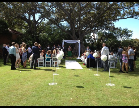 Rodd Island, venue, catering